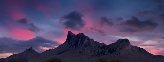 A Picacho Peak State Park Before Dawn Shot, Arizona - 268183140