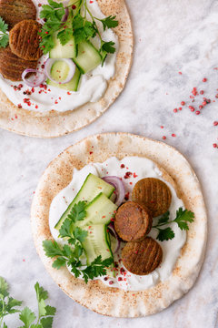 Falafel tacos