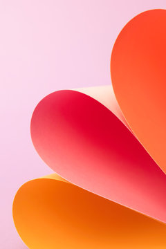 Fototapeta Colorful folded paper design