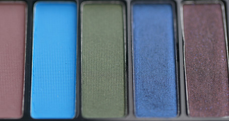 Eye shadow palette for make up