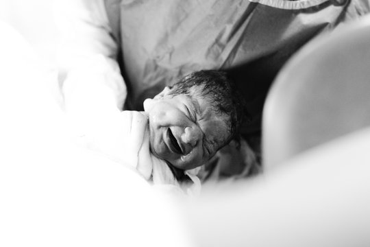 A Babies First Moments During Labor and Deliver