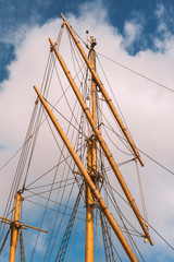 Ships mast and rope