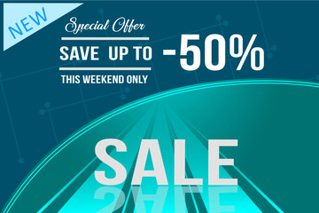 Sale Background design, discount offer 