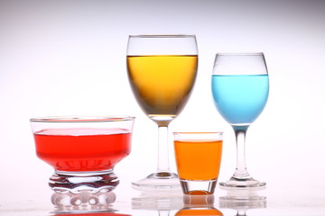 Colorful drinks
