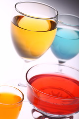 Colorful drinks
