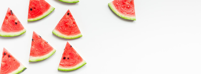 Fresh watermelon slices pattern