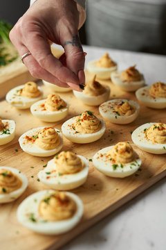 Deviled eggs.