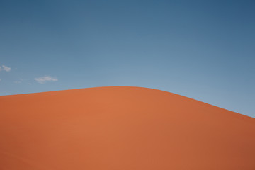 Sand dune in the desert