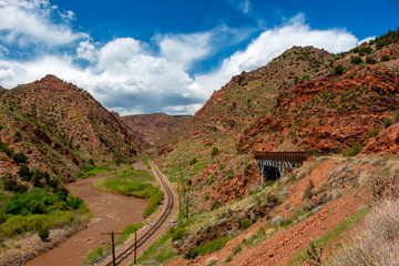 Obraz premium Tunnel Drive Trail at Royal Gorge