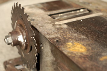  Old Rusty Circular Close Up    