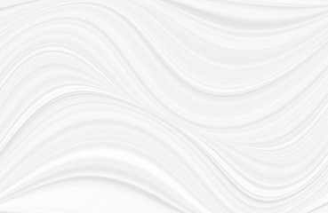 White background 3 d with elements of waves in a fantastic abstract design, the texture of the lines in a modern style for wallpaper. Light gray template for wedding ceremony or business presentation.