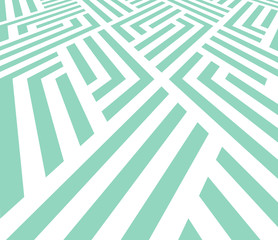 Abstract geometric pattern with stripes, lines. Modern vector background. White and green ornament. Simple lattice graphic design