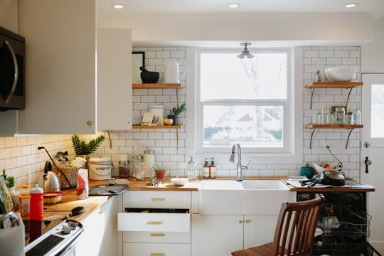 Messy Modern Kitchen