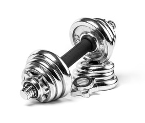 silver fitness weights