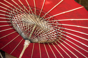 Handmade umbrellas from Myanmar