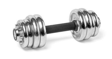 silver fitness weights