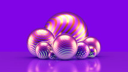 Abstract landscape. 3d illustration, 3d rendering.