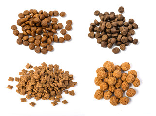 Pile of dry dog food