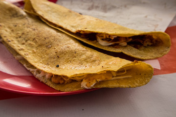Traditional Quesadilla in Mexico City