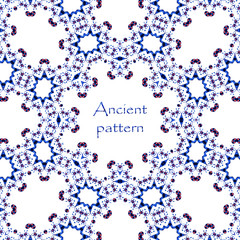 Frame with monograms for design and decorate.