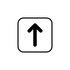 Arrow icon vector. Arrow symbol. navigation icon vector