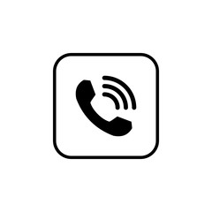 Call icon vector. Phone icon vector. mobile phone. telephone icon