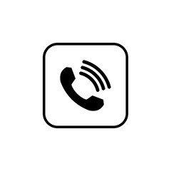 Call icon vector. Phone icon vector. mobile phone. telephone icon