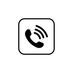 Call icon vector. Phone icon vector. mobile phone. telephone icon