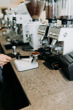 Portraits of workers from coffee bar.