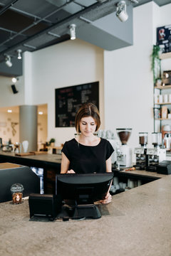 Portraits of workers from coffee bar.