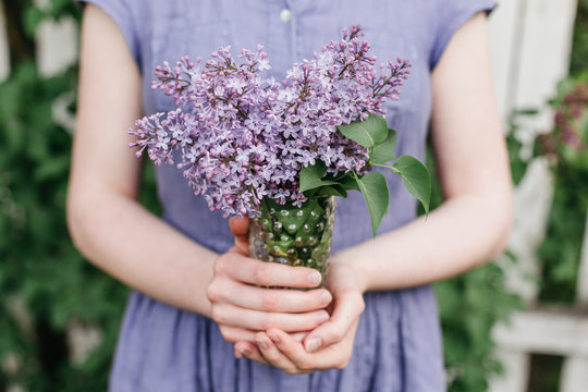 Fresh Spring Lilac Bouquet