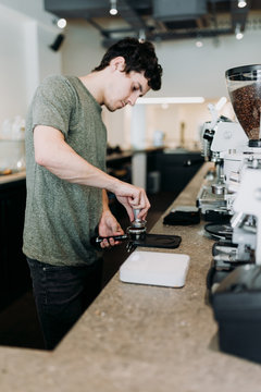 Portraits of workers from coffee bar.