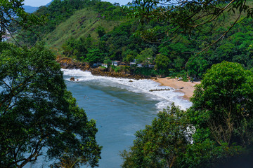 Fototapeta premium Trilha praia de sagava