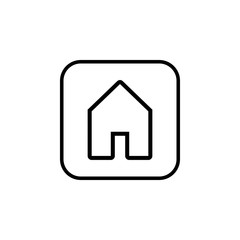 Obraz premium Home icon vector. House vector icon