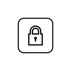 Lock icon vector. Encryption icon. Lock Icon in trendy flat style isolated. Security symbol
