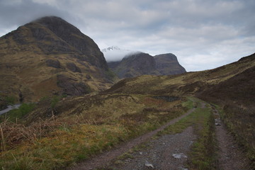 Three Sisters in Glen Coe