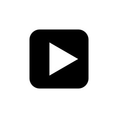 play Icon vector. Play button vector icon