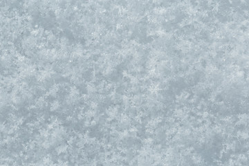 background of fresh snow texture in blue tone