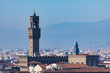 View of Palazzo vecchio's tower