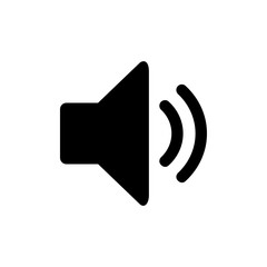 Speaker icon vector. Volume icon. Loudspeaker icon vector
