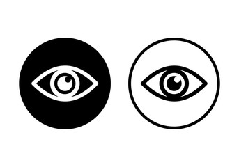 Eye icon. Look and Vision icon. Eye vector icon