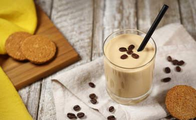 Cold Coffee Yogurt Milkshake Drink
