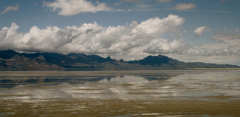 Salt Flats on Road Trip to Western United States on I-80