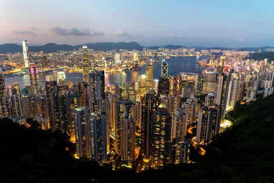 Hong Kong views from Victoria Peak