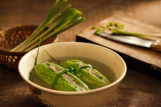 Vietnamese home dinner.