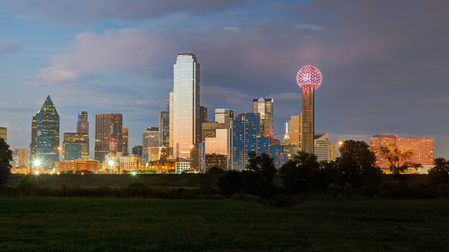 Dallas city skyline, Texas, USA
