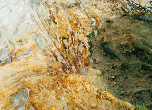 Texture of rock