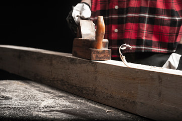 Wood worker craft old tool