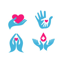 illustration of hands symbol