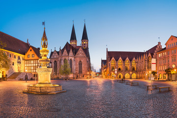 Market square in Brunswick (Braunschweig), Germany - 268221154
